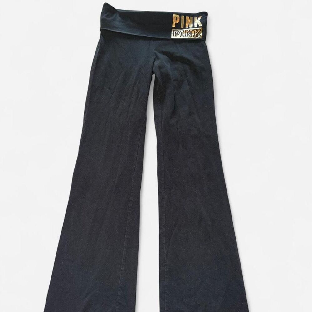 Victoria-s-secret Women's Black and Navy Leggings